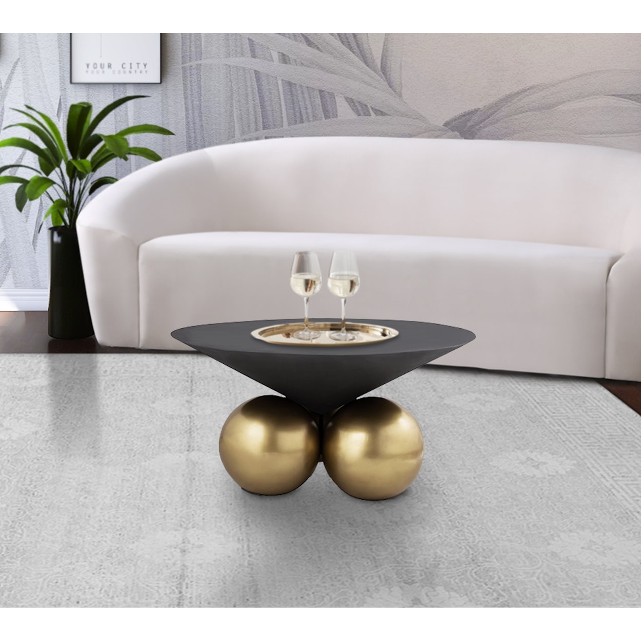 Meridian Furniture Naples Coffee Table