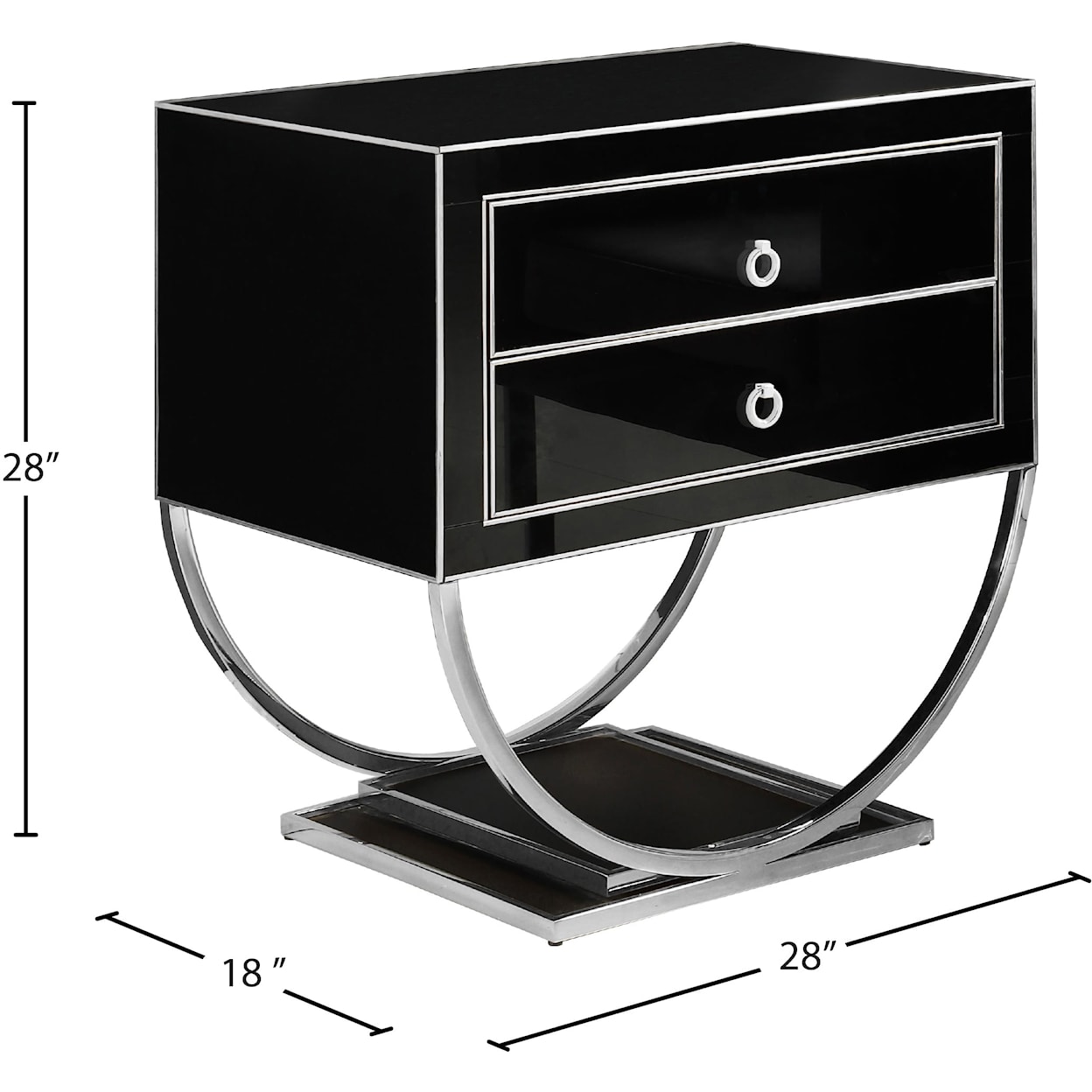 Meridian Furniture Alyssa Side Table