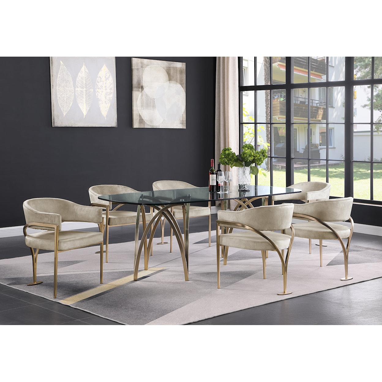 Meridian Furniture Madelyn Dining Table