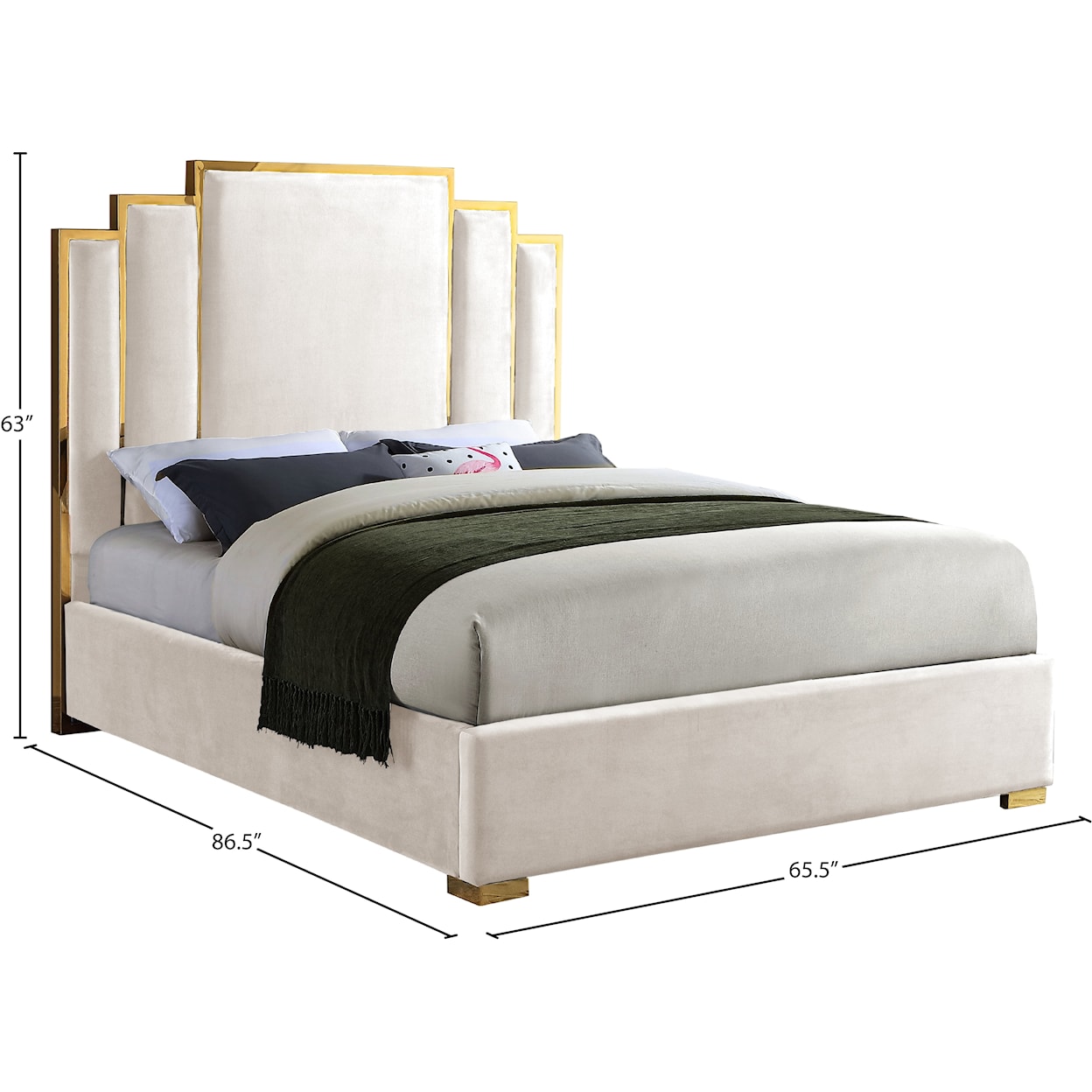 Meridian Furniture Hugo Queen Bed