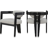 Contemporary Faux Leather Dining Chair