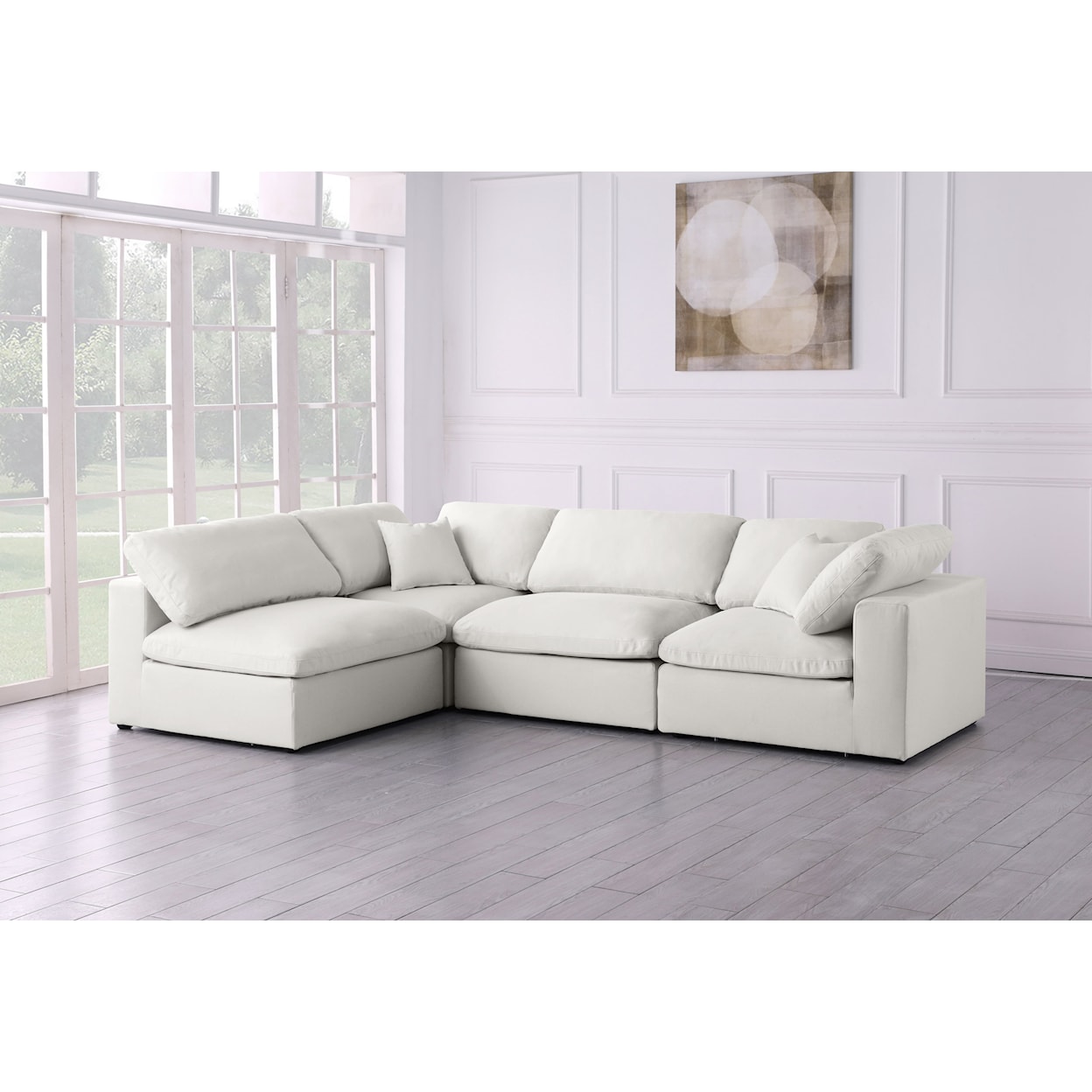 Meridian Furniture Plush Standard Comfort Modular Sectional