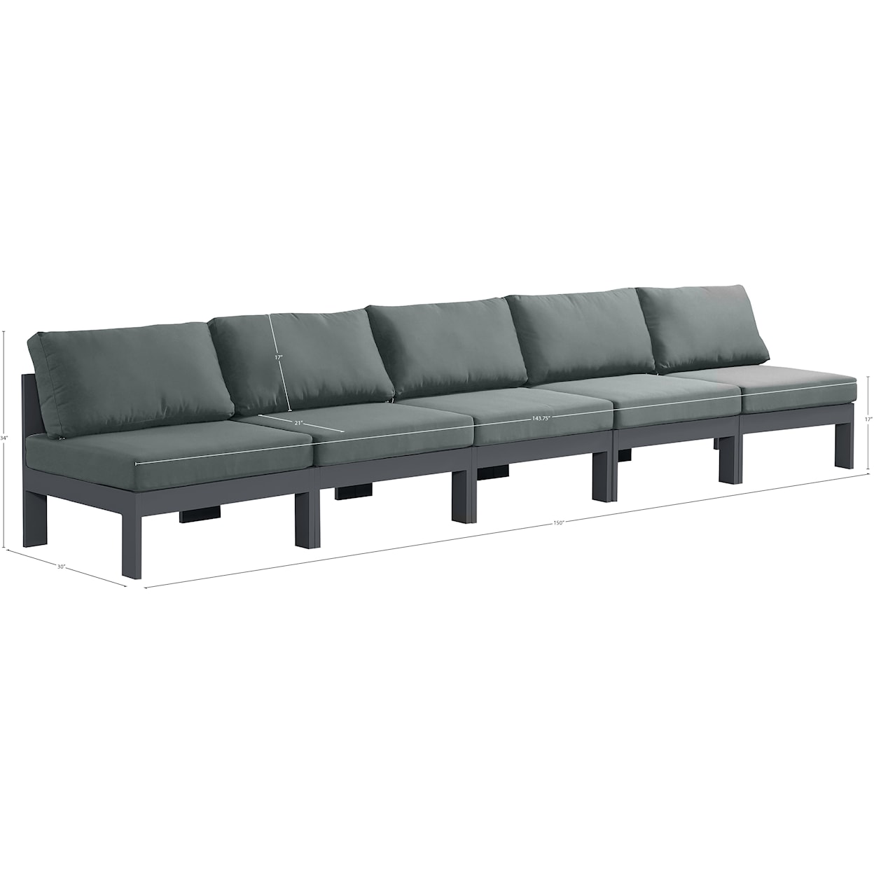 Meridian Furniture Nizuc Modular Sofa