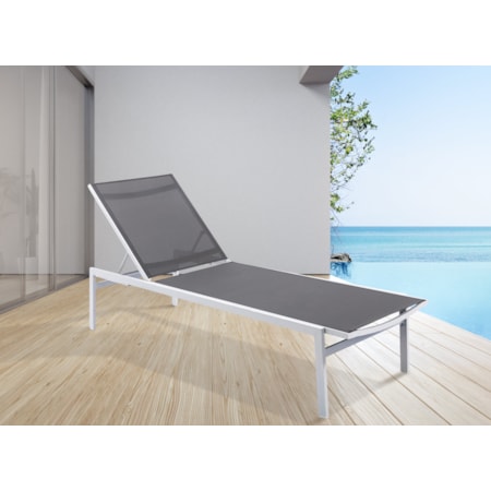 Aluminum Mesh Chaise Lounge Chair