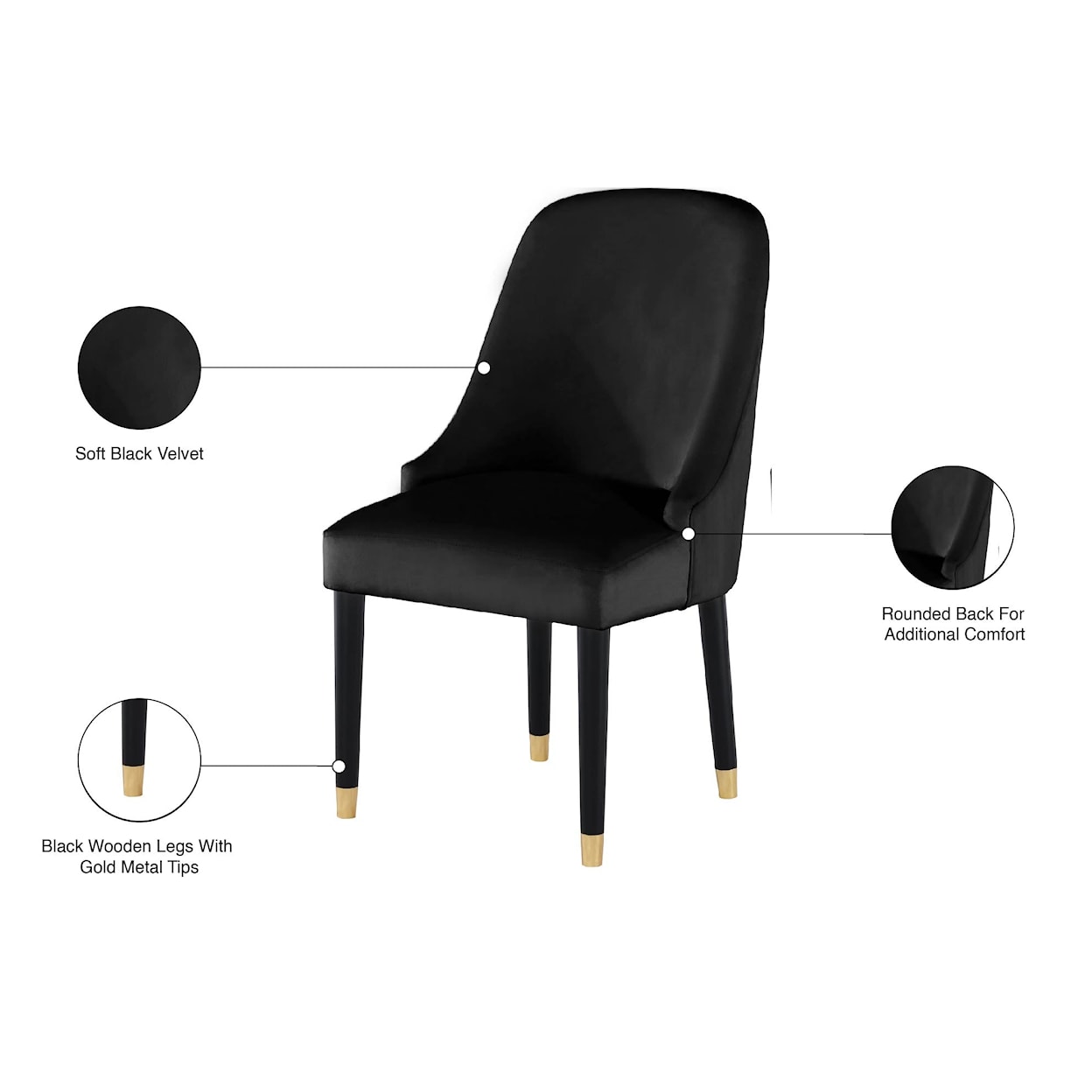 Meridian Furniture Omni Dining Chair