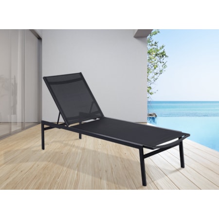 Aluminum Mesh Chaise Lounge Chair