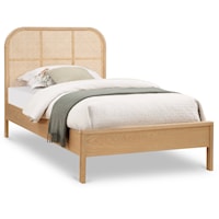 Siena Natural Ash Wood Twin Bed (3 Boxes)