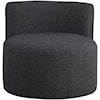 Meridian Furniture Como Upholstered Black Boucle Fabric Accent Chair
