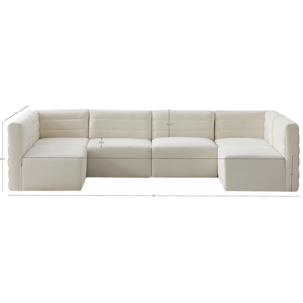 Meridian Furniture Quincy Modular Sectional