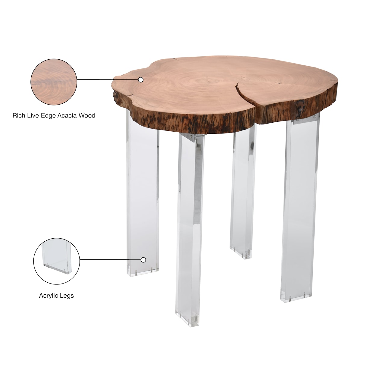 Meridian Furniture Woodland End Table