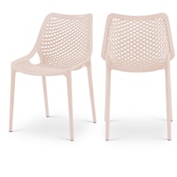 Mykonos Pink Outdoor Patio Dining Chair