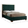 Meridian Furniture Lana Queen Bed