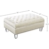 Meridian Furniture Lucas Ottoman