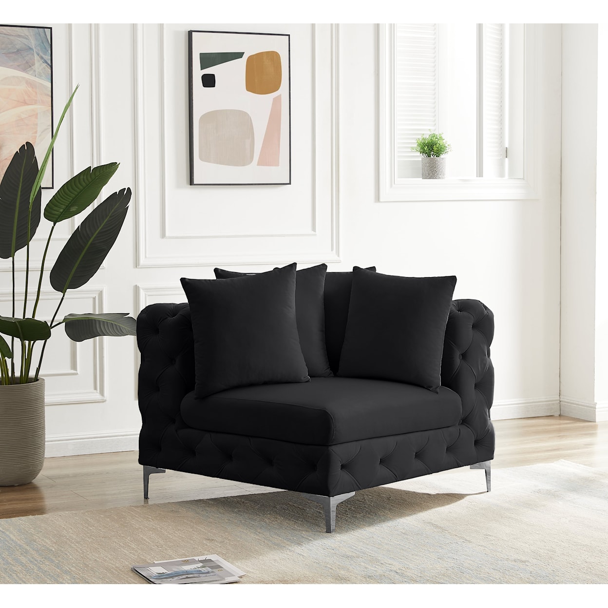 Meridian Furniture Tremblay Corner Chair