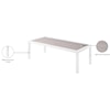Meridian Furniture Nizuc Aluminum Coffee Table