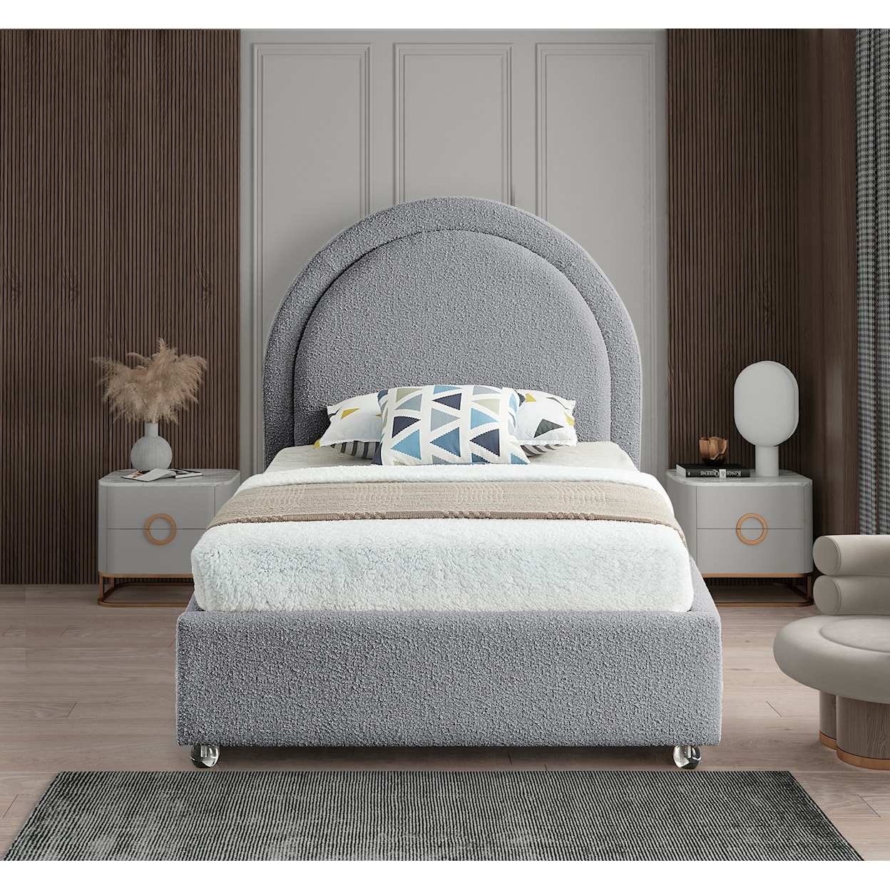 Meridian Furniture Milo Twin Bed