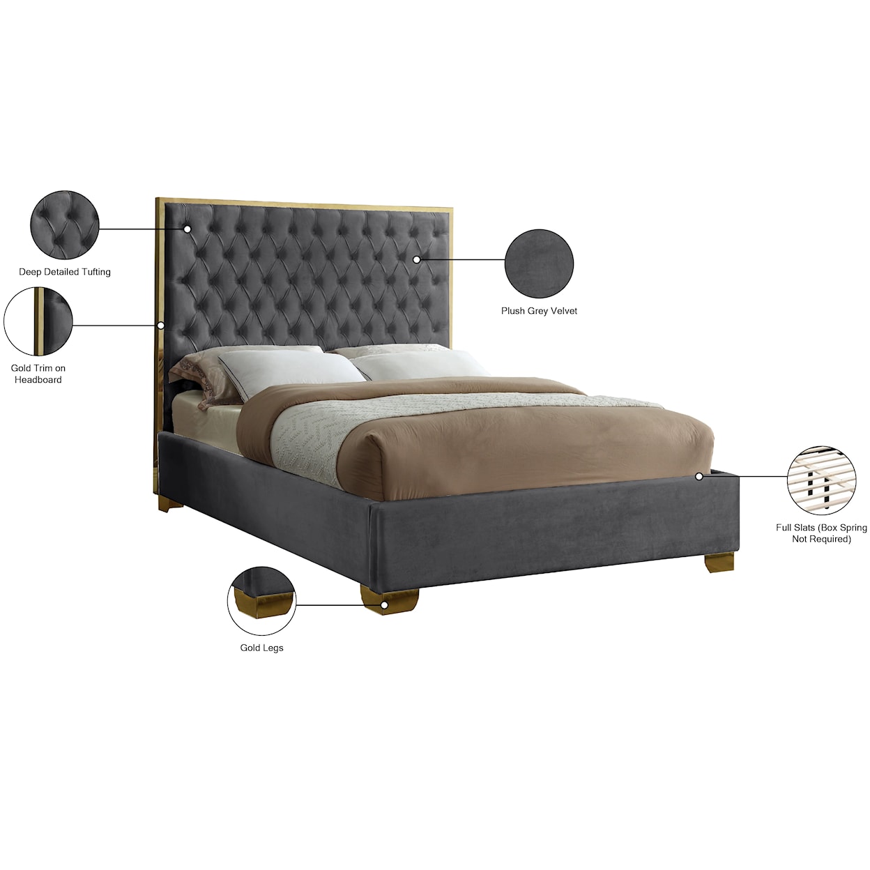 Meridian Furniture Lana Full Bed