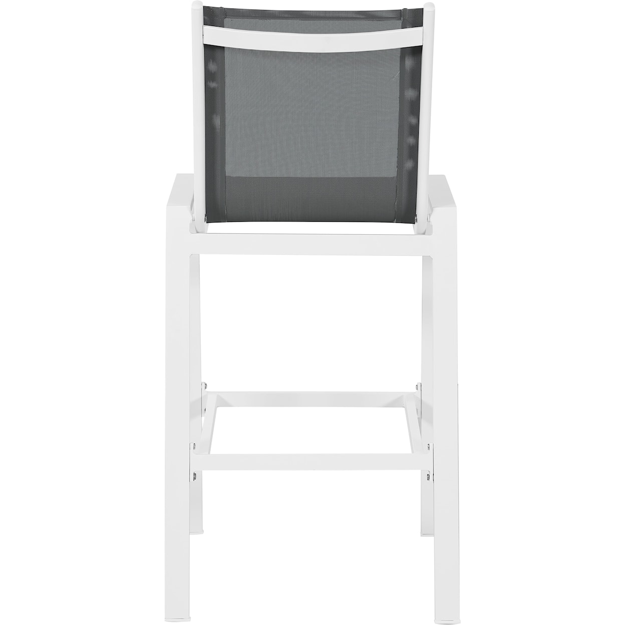 Meridian Furniture Nizuc Aluminum Mesh Barstool