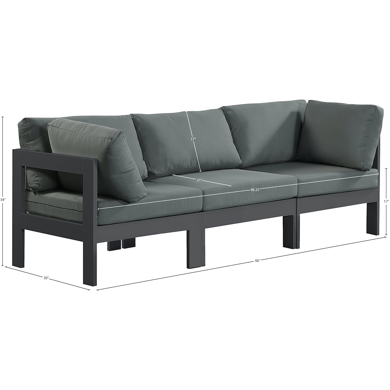 Meridian Furniture Nizuc Modular Sofa