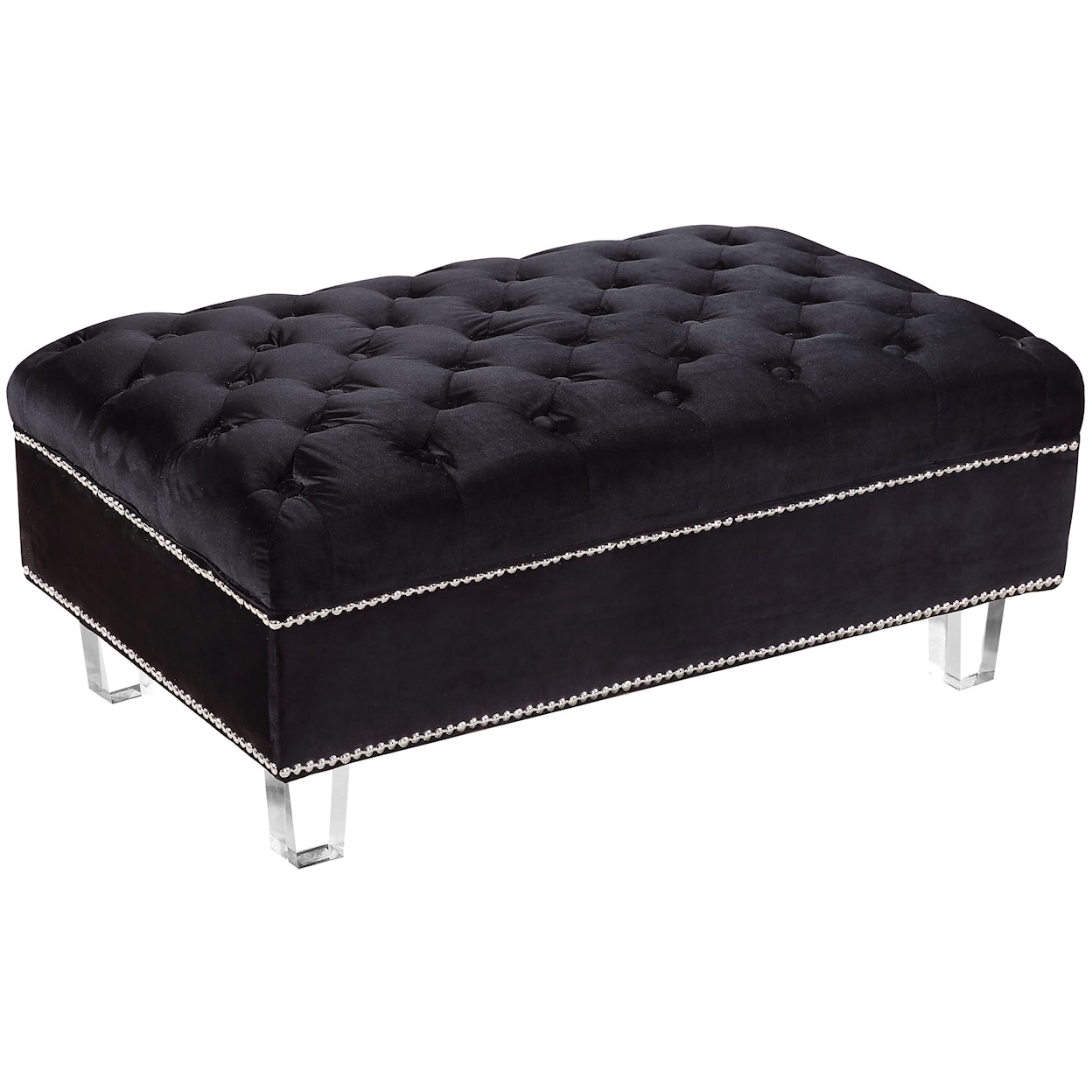 Meridian Furniture Lucas Ottoman