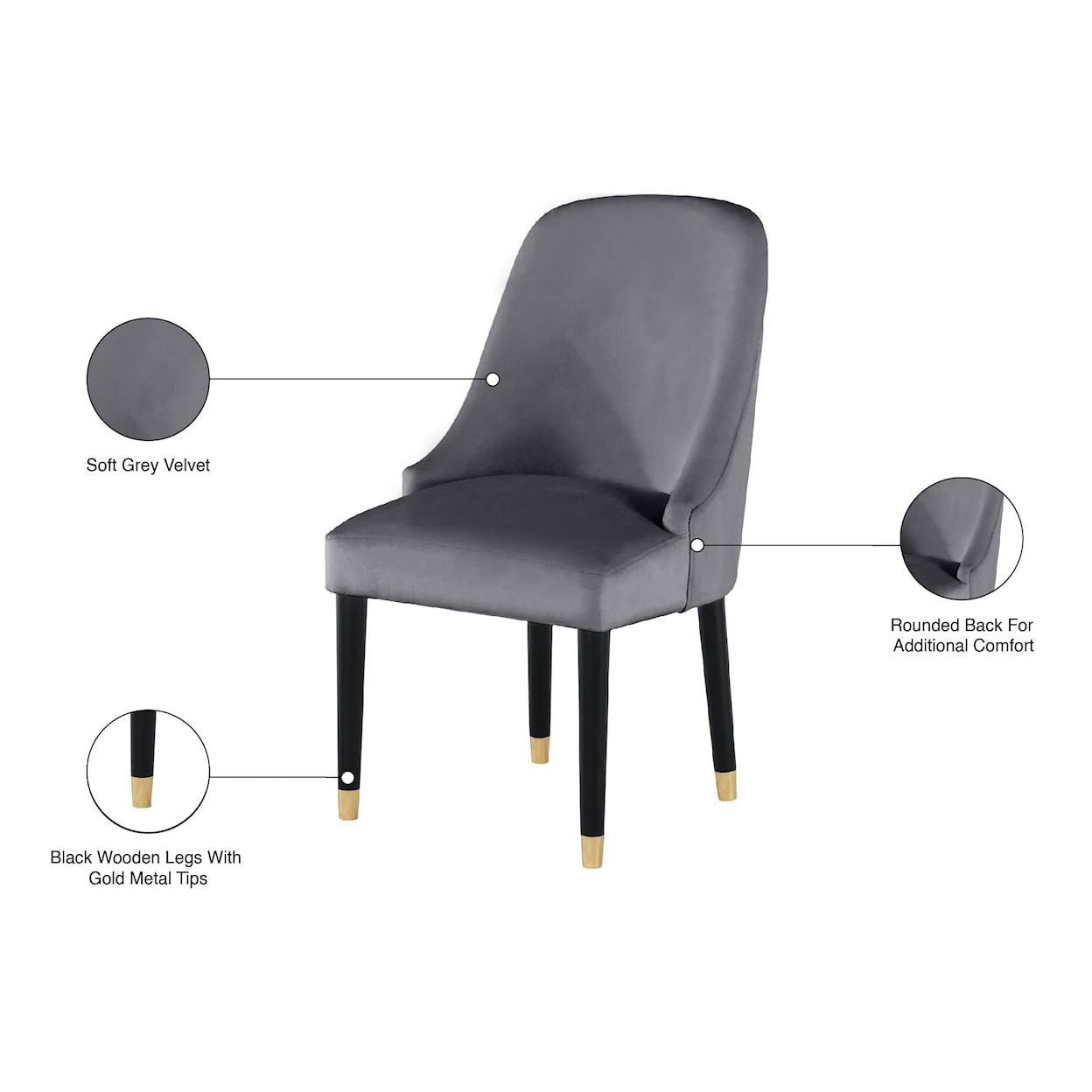 Meridian Furniture Omni Dining Chair