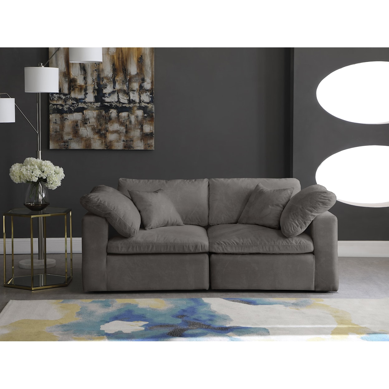 Meridian Furniture Cozy Comfort Modular Sofa