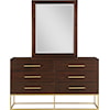 Meridian Furniture Maxine 6-Drawer Dresser