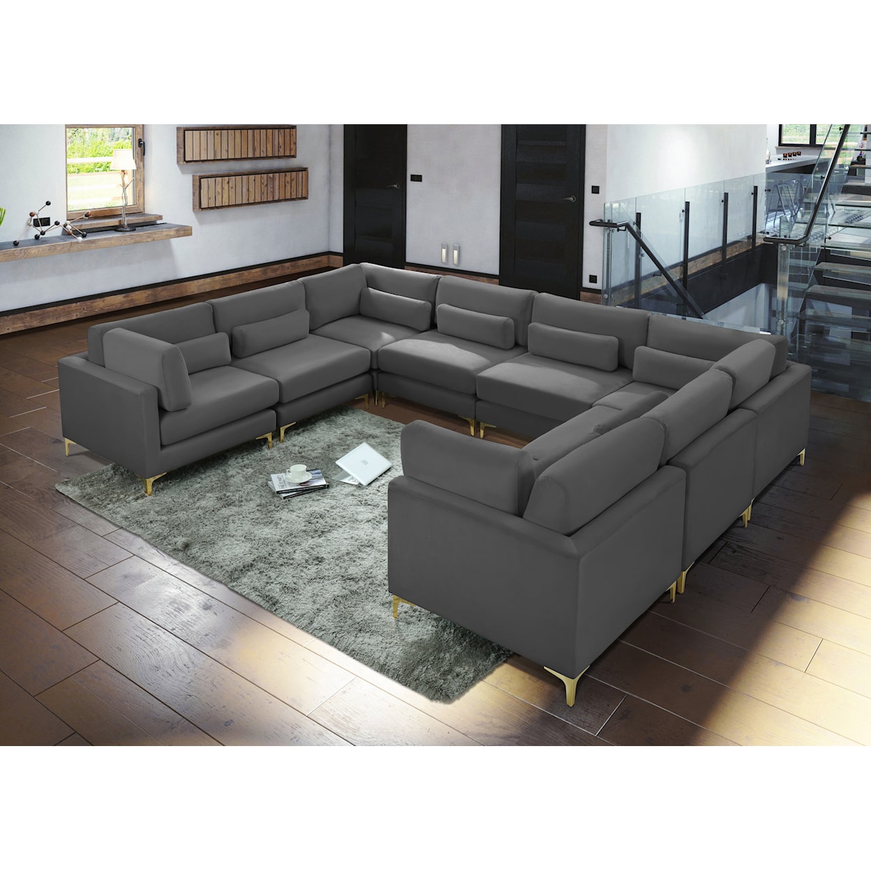 Meridian Furniture Julia Modular Sectional (8 Boxes)