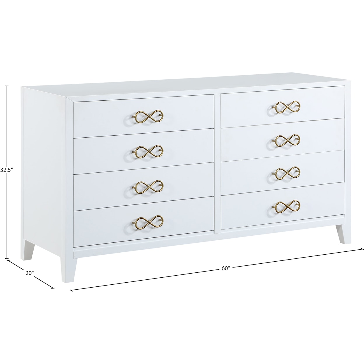 Meridian Furniture Bowtie Dresser
