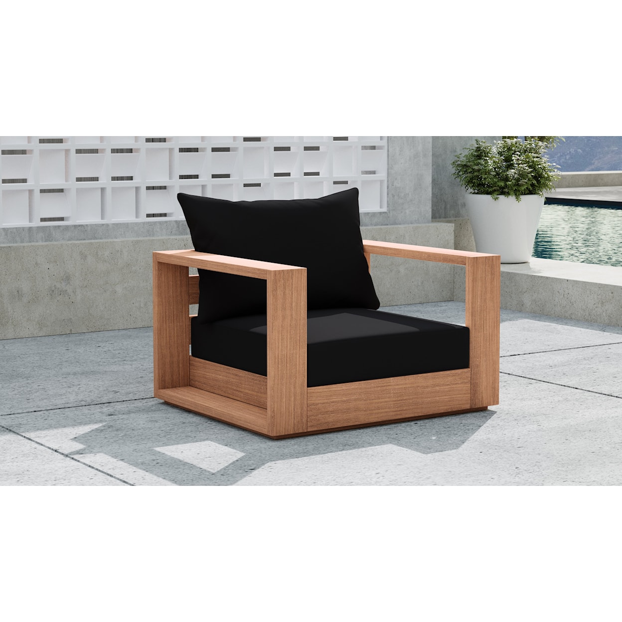 Meridian Furniture Tulum Outdoor Chair