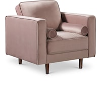 Emily Pink Velvet Chair