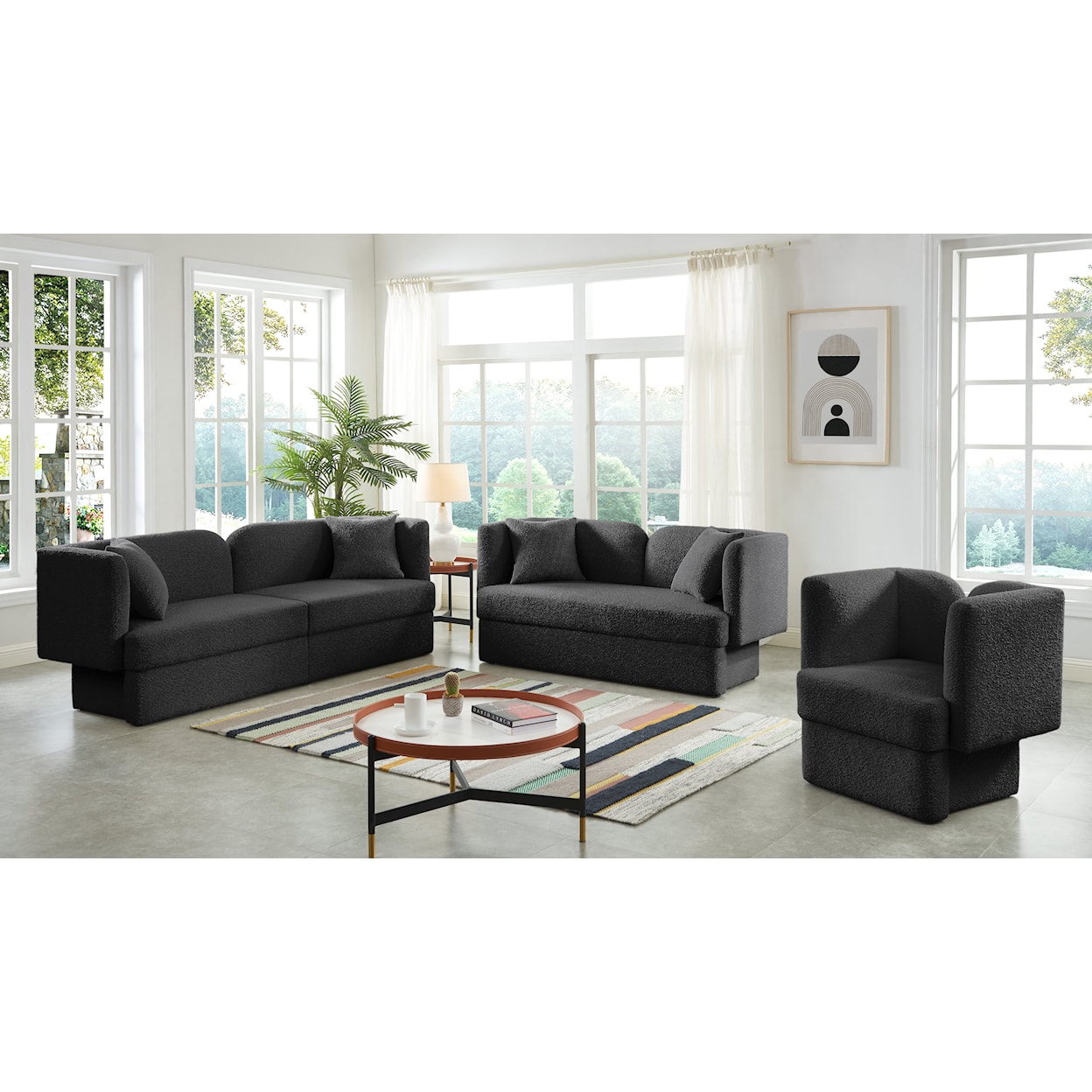 Meridian Furniture Marcel Loveseat