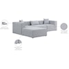 Meridian Furniture Cube Modular Sectional