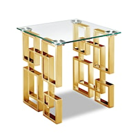 Pierre Gold End Table