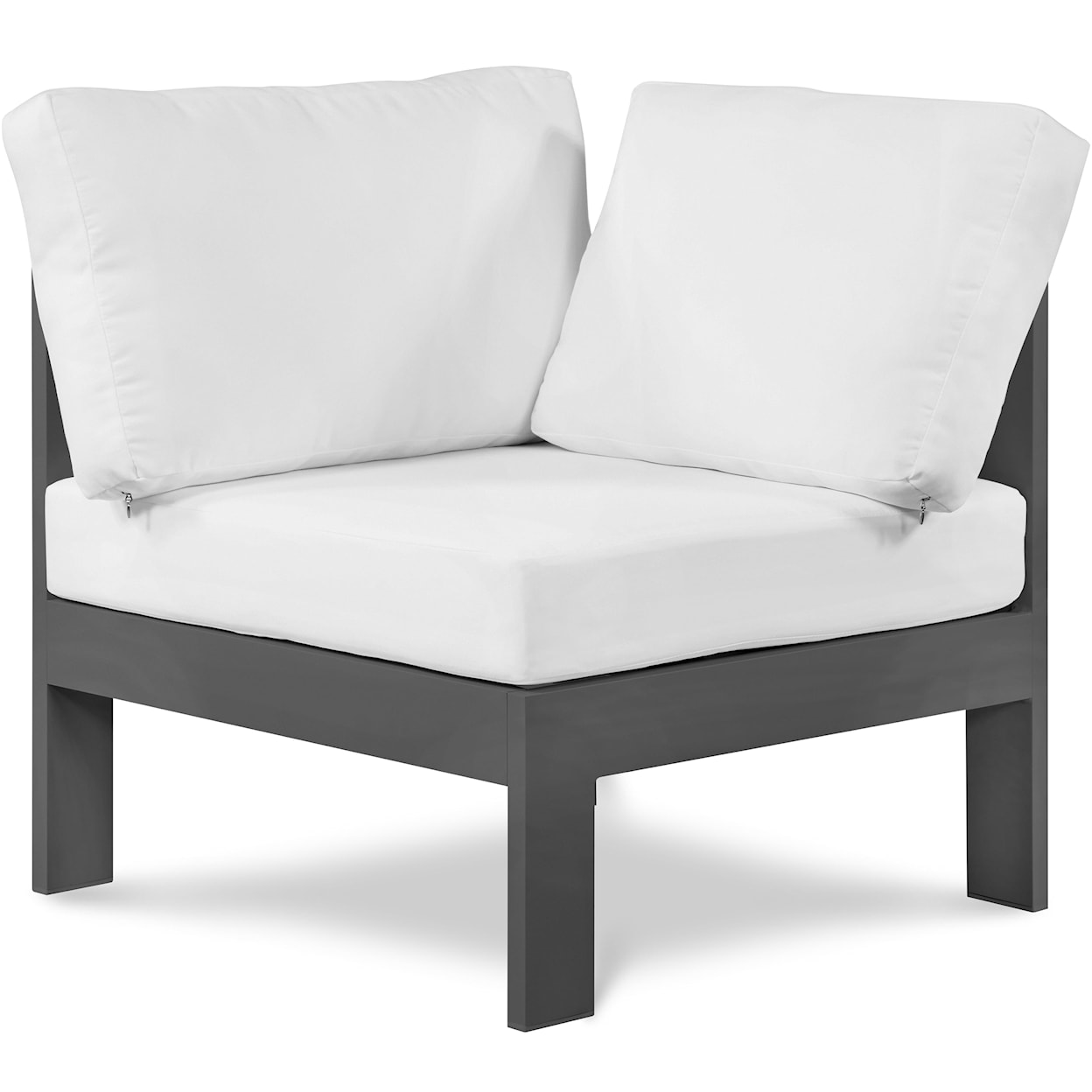 Meridian Furniture Nizuc Aluminum Corner Chair