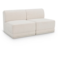 Ollie Cream Boucle Fabric Modular Sofa