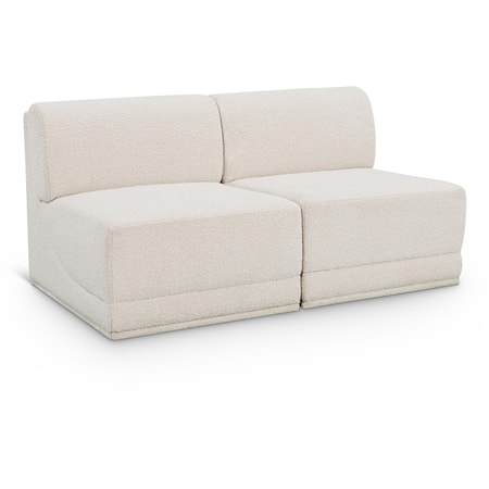 Ollie Cream Boucle Fabric Modular Sofa