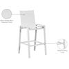 Meridian Furniture Nizuc Aluminum Mesh Barstool