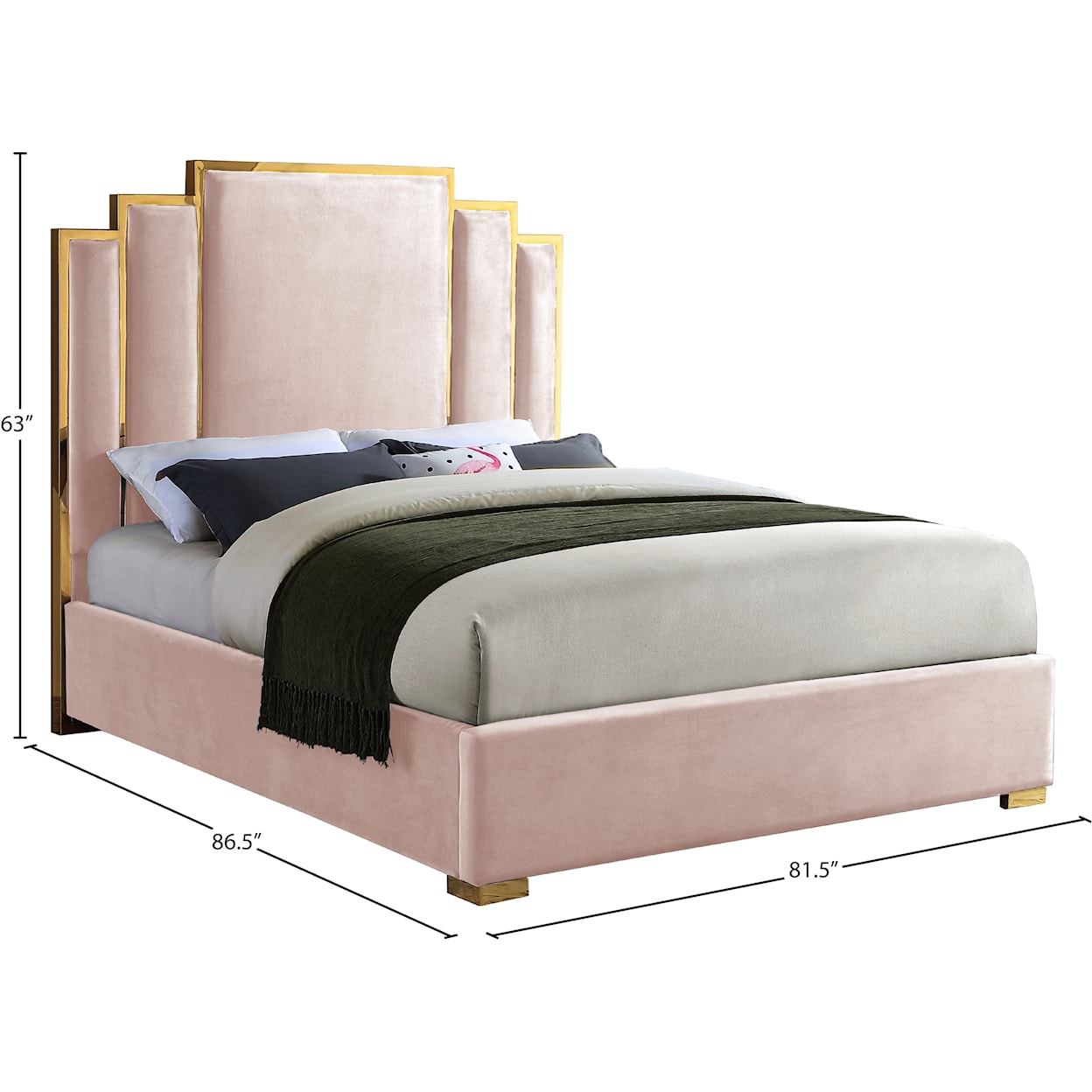 Meridian Furniture Hugo King Bed