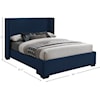 Meridian Furniture Oxford Full Bed (3 Boxes)