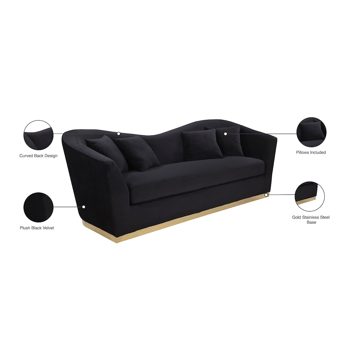 Meridian Furniture Arabella Sofa