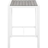 Meridian Furniture Nizuc Aluminum Square Bar Table