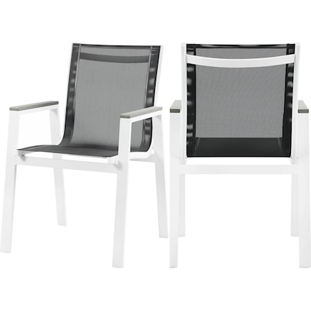 Aluminum Mesh Dining Arm Chair