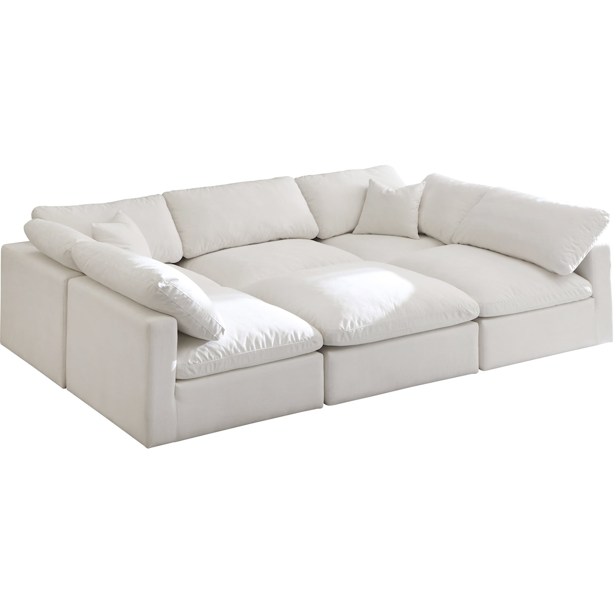 Meridian Furniture Plush Standard Comfort Modular Sectional