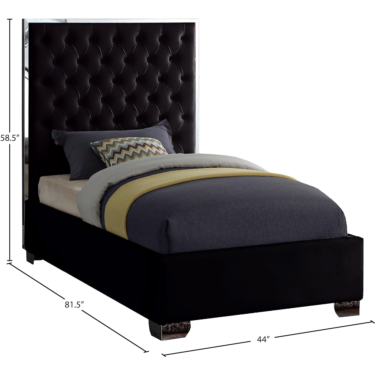 Meridian Furniture Lexi Twin Bed