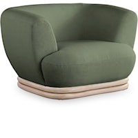Kipton Green Boucle Fabric Chair