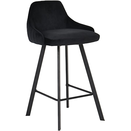 Upholstered Counter-Height Dining Stool