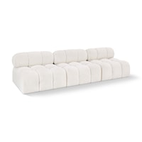 Ames Cream Boucle Fabric Modular Sofa