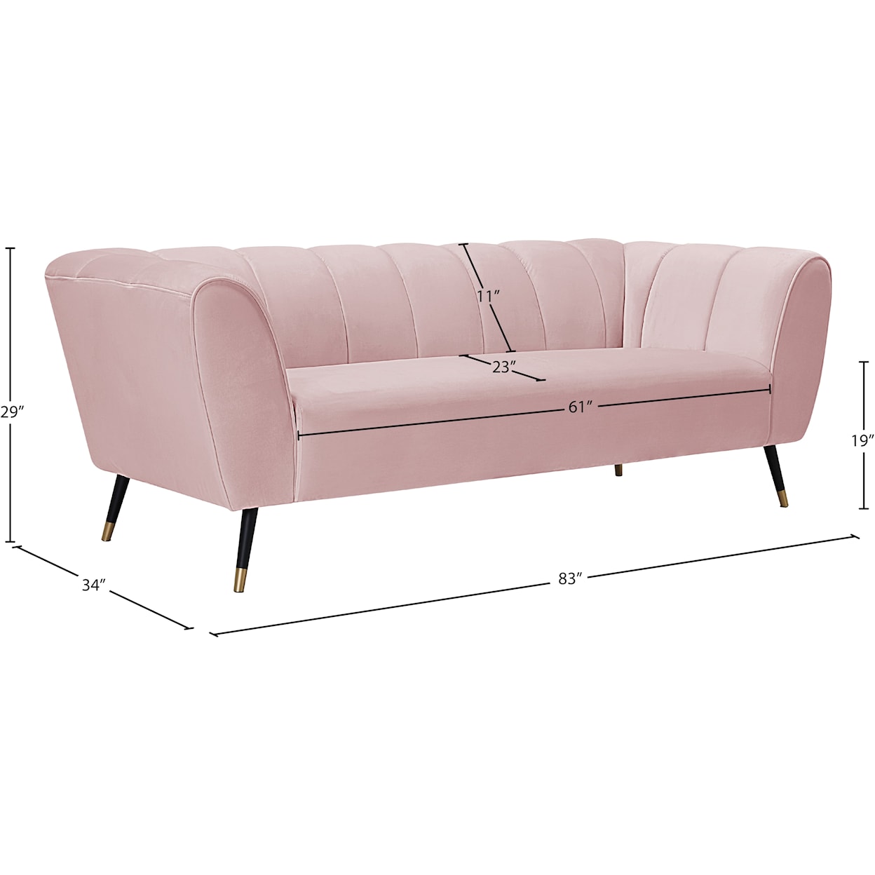 Meridian Furniture Beaumont Sofa