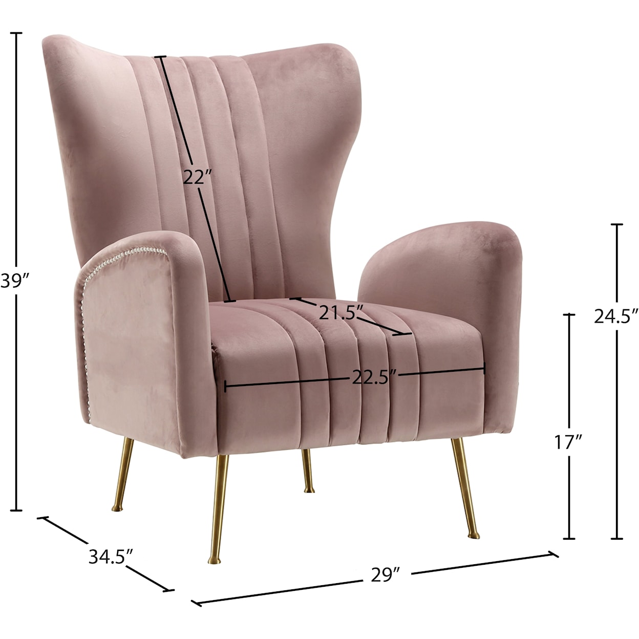 Meridian Furniture Opera Accent Chair